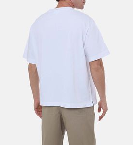 تيشيرت فضفاض بأكمام قصيرة