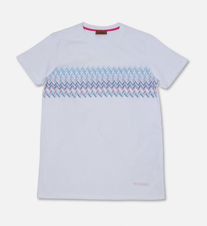 Missoni Zig Zag-print Crewneck T-shirt, Packshot View