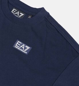 Patterned Logo-print Crewneck T-shirt