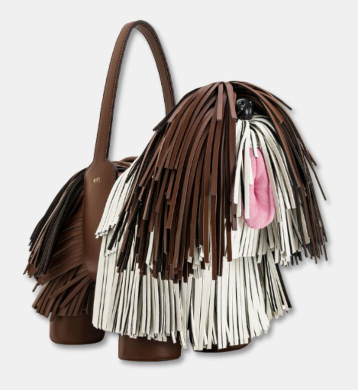 JW PEI Puppy-shape Fringe Handbag, Packshot View