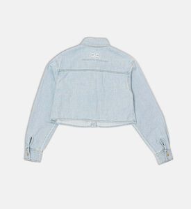 La Mia Bambina Denim Long-sleeve Shirt, Packshot View