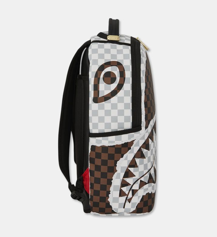 Sprayground Tear Check Pattern Backpack, Packshot View