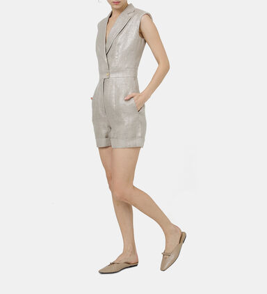 Sleeveless Regular-fit Jumpsuit