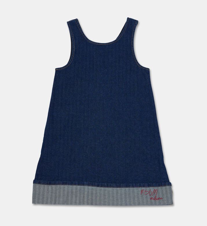 MSGM Sleeveless Denim Shift Dress, Packshot View