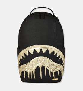 Sprayground Gold Drips Shark Mouth Backpack, Packshot View
