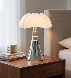 Martinelli Luce Minipipistrello Dimmable Led Lamp, Silver, Packshot View