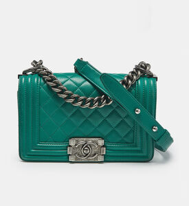 Chanel Preowned Coco Chanel Quilted Leather Small Boy Flap Bag, Packshot View