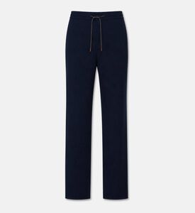 Slowear Wool-silk Drawstring Pants, Dark-blue, 46, Packshot View