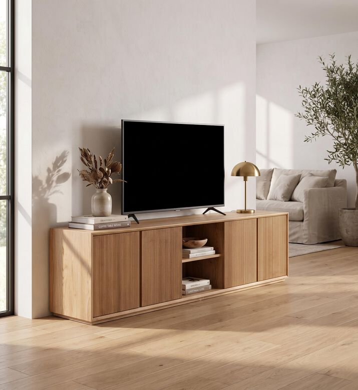 Pure Furniture Dawson Tv Unit 220 X 43 X 60 Cm, Packshot View