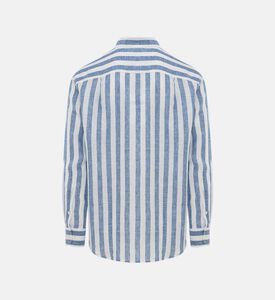 Striped Pattern Button-down Shirt
