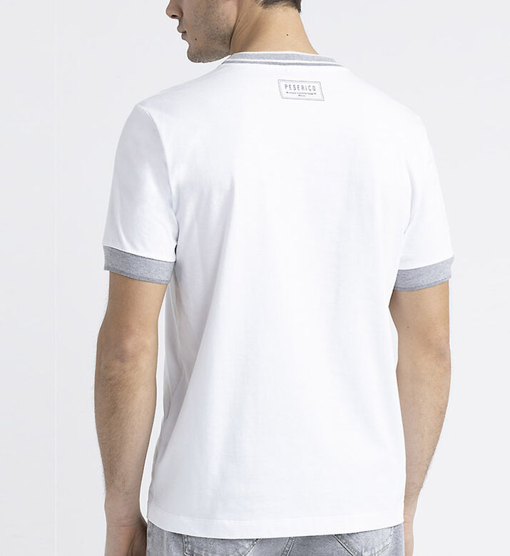 تيشيرت جيرسيه بياقة مستديرة