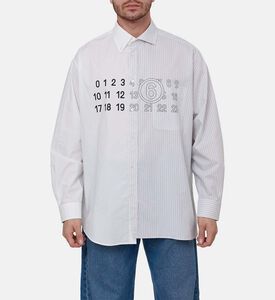 Numeric-print Long-sleeve Shirt Numeric-print Long-sleeve Shirt