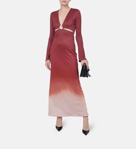 Long-sleeve Flared Dress