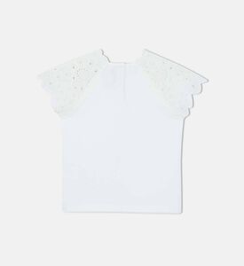 English-style Embroidery T-shirt