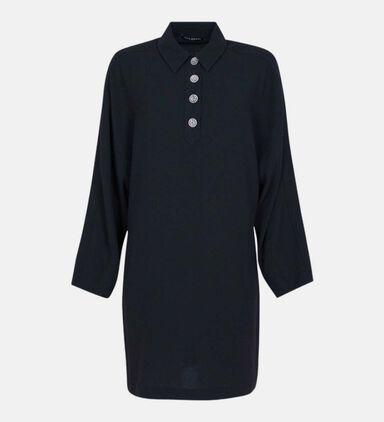 Reva Straight-cut Crepe Dress