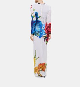 Delora Long Sleeve Crewneck Maxi Dress Delora Long Sleeve Crewneck Maxi Dress
