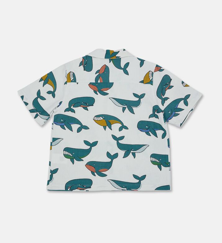 Stella McCartney Aquatic Graphic Button-down Shirt, Packshot View