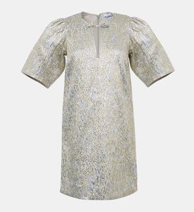 Metallic-effect Mini Dress