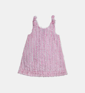 Feather Sleeveless Dress