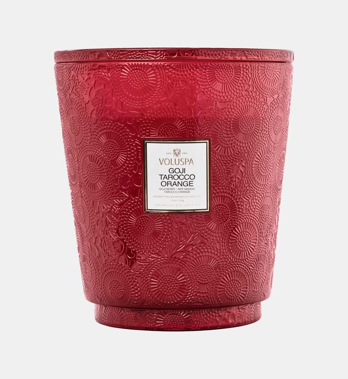 CNDL HEARTH TAROCCO ORG 5WICK CNDL HEARTH TAROCCO ORG 5WICK