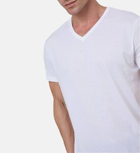 Cotton V-neck Short Sleeve T-shirt Cotton V-neck Short Sleeve T-shirt