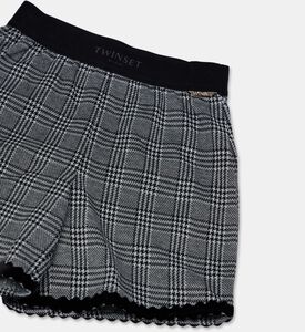 Twinset Checkered High-waist Shorts, Packshot View