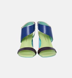 Curved Heel Ankle Strap Sandal