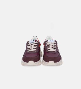 حذاء سنيكرز مقسم بألوان