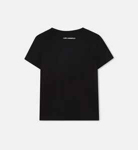 Rhinestone Logo Signature Short-sleeve T-shirt