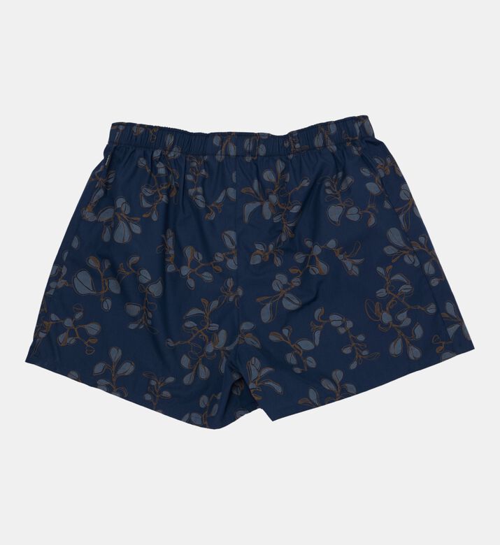 Botanical-print Elasticated Waistband Boxer Briefs