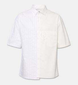 MM6 Stripe-print Button Closure Shirt, Packshot View