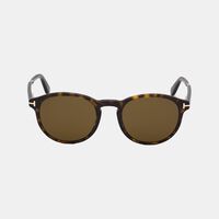 Classic Tortoiseshell Round Sunglasses 50