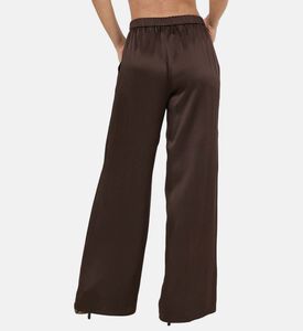 Wide-legged Satin Trousers
