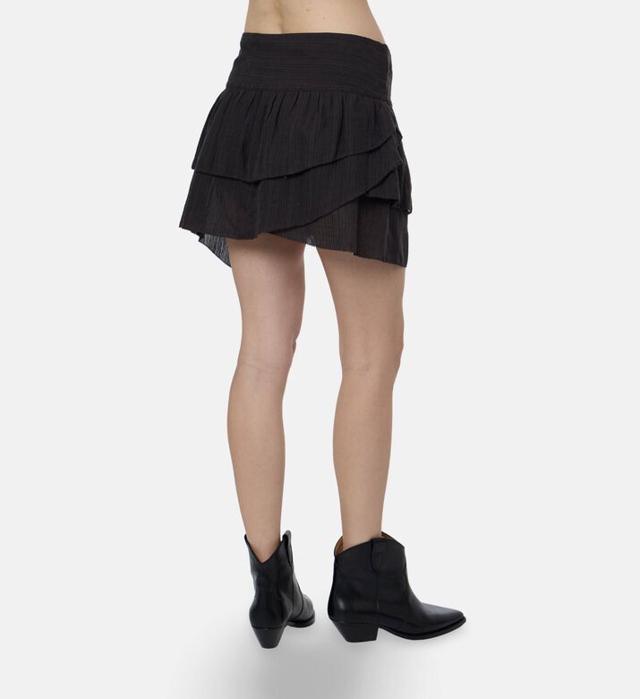 Isabel Marant Tiered Ruffle Mini Skirt, Model View