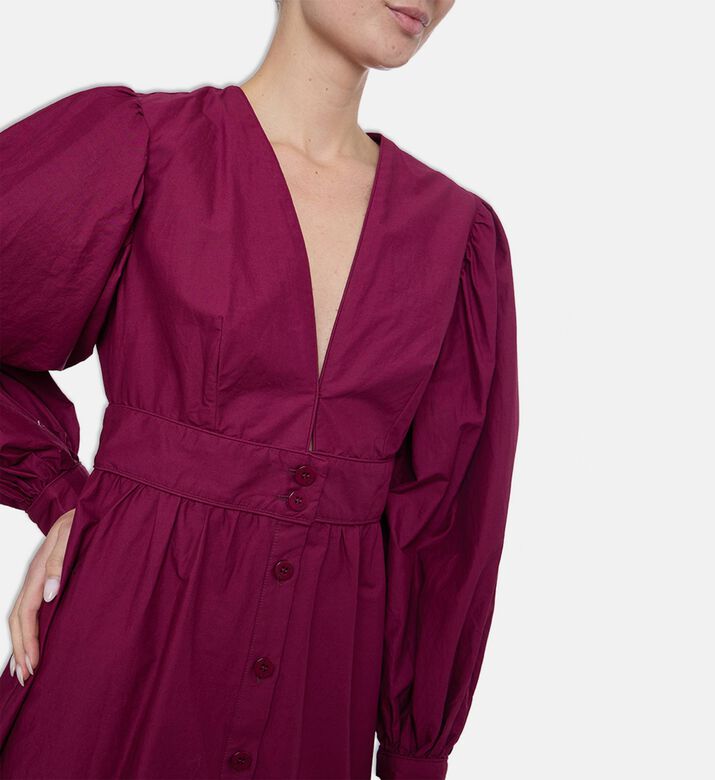 Farm Rio Puffed Sleeve Mini Dress, Model View