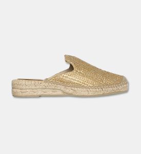 Salvi Metallic Woven Espadrille Mule, Packshot View