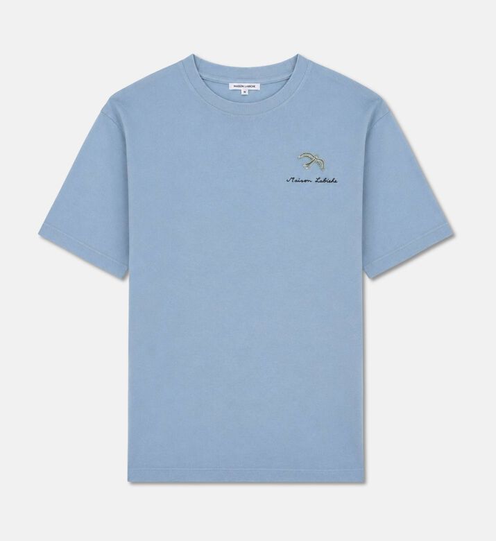 Maison Labiche Organic Cotton Jersey Embroidered T-shirt, Packshot View