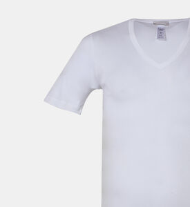 Cotton V-neck Lounge T-shirt