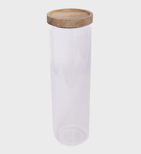 جرة تخزين زجاجية ذات غطاء محكم