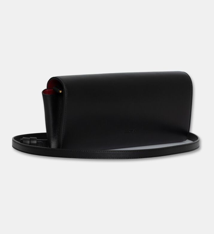 Mlouye Calf Leather Isla Grab Wallet, Black, Packshot View