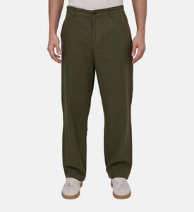 بنطال بينو واسع كتان