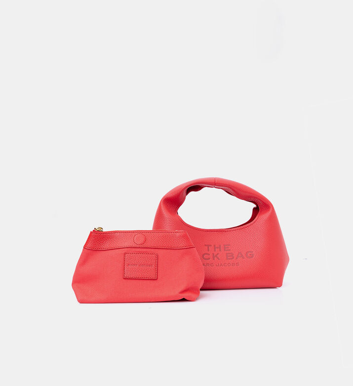 Marc Jacobs The Mini Leather Sack Bag, Dark-red, Packshot View