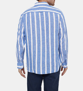 Triple-striped Linen Shirt
