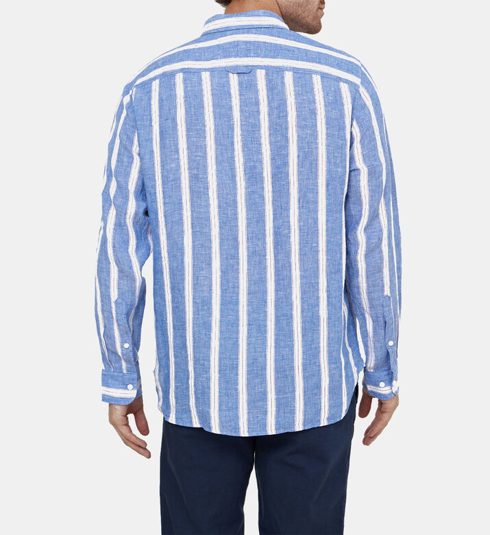 Triple-striped Linen Shirt