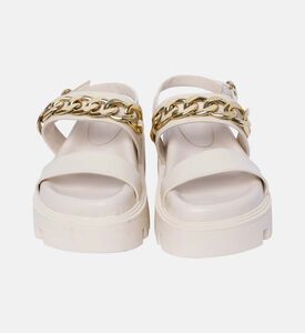 Tractored Chain Flatform Sandals