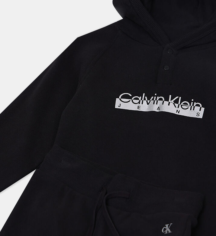 بدلة رياضية قطن وهودي بغطاء رأس ولوغو بدلة رياضية قطن وهودي بغطاء رأس ولوغو