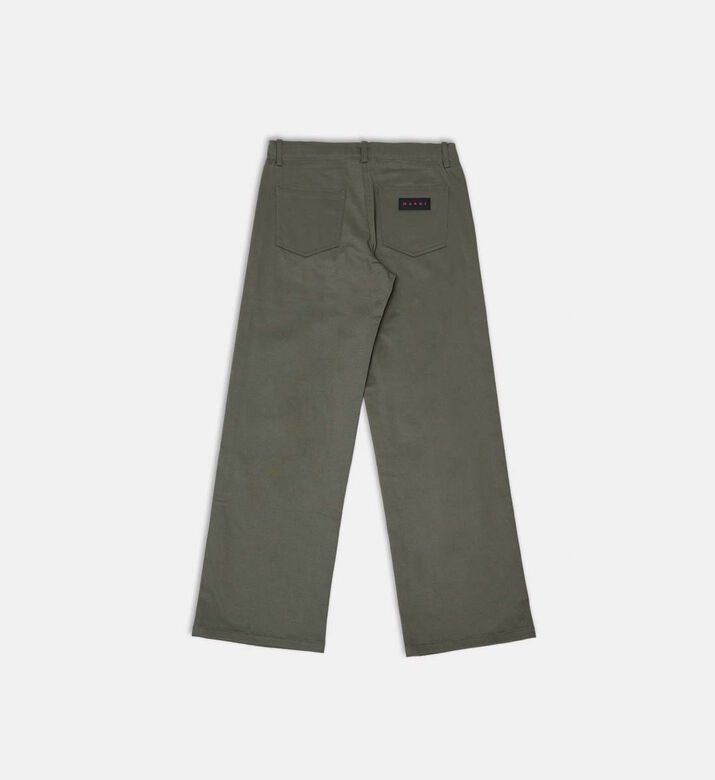 Cotton Logo-badge Trousers