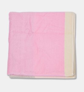 Suite702 Organic Terry Colorblock Bath Towel, Pink, Packshot View