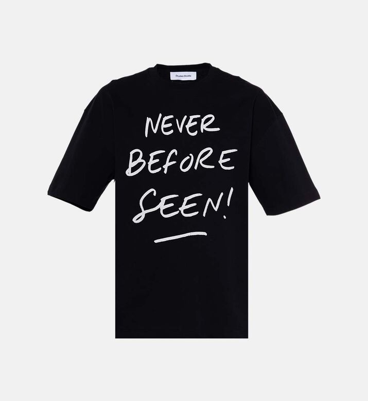 Text Print Crewneck T-shirt