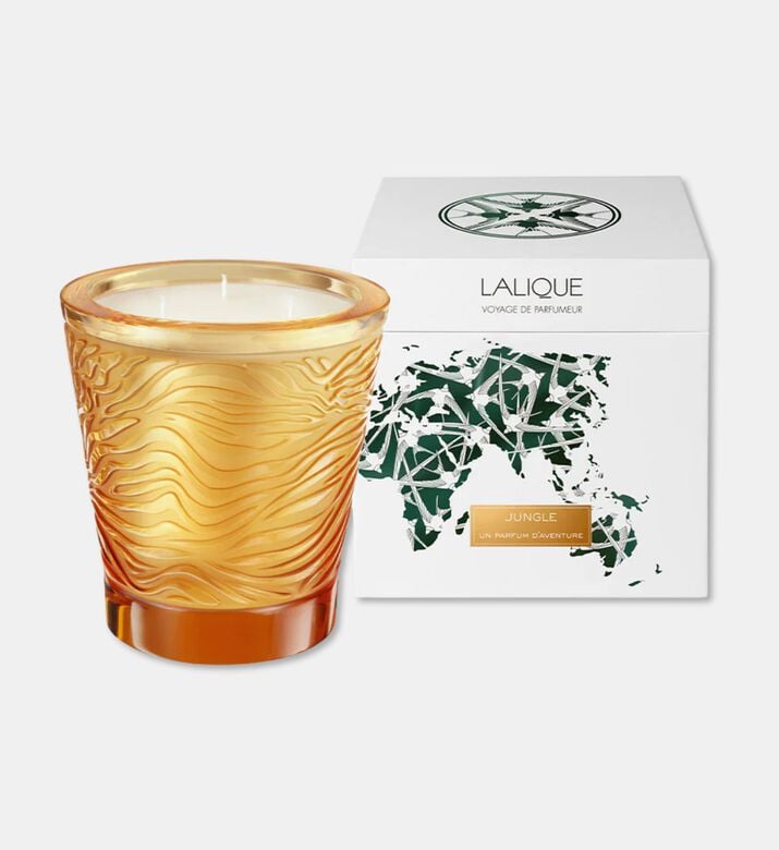 Lalique Candle Vase 750g Jungle, Packshot View